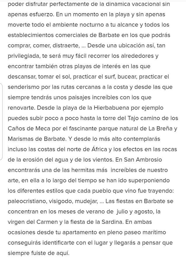 Casa Barbate 아파트 외부 사진